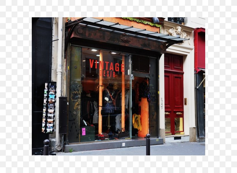 Vintage Deśir Rue Yvonne-Le-Tac Vintage Désir Montmartre Display Window, PNG, 600x600px, 18th Arrondissement, Montmartre, Boutique, Building, Clothing Download Free