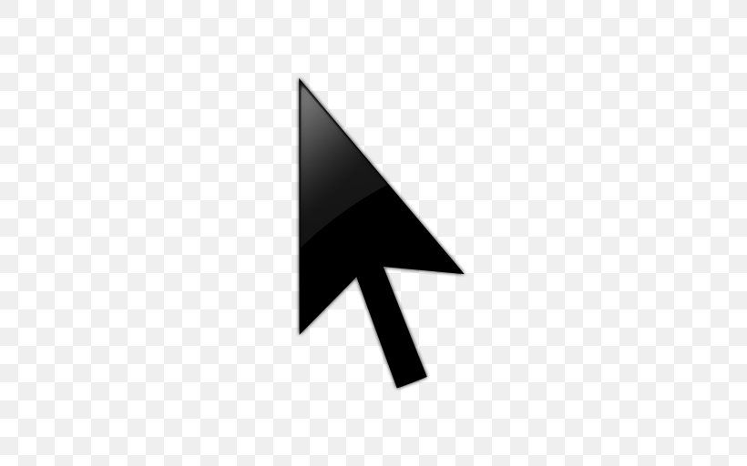 Computer Mouse Pointer Arrow Icon, PNG, 512x512px, Computer Mouse, Black, Black And White, Cursor, Menu Download Free