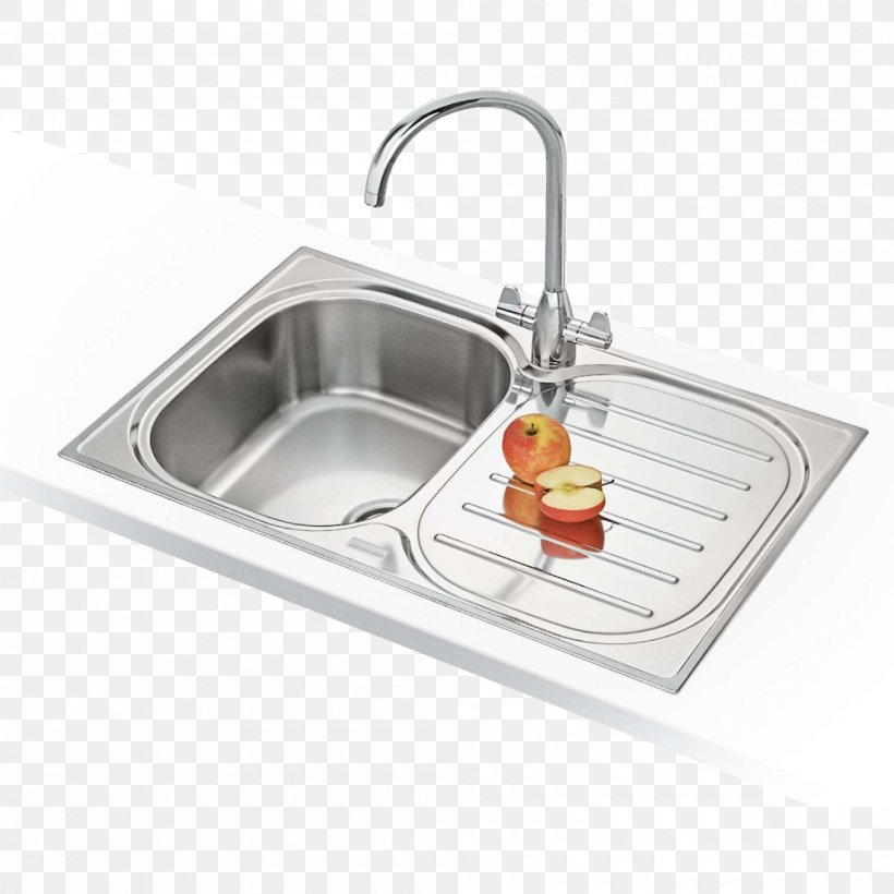 Kitchen Sink Plumbing Fixtures Tap, PNG, 1000x1000px, Sink, Bathroom, Bathroom Sink, Hardware, Kitchen Download Free