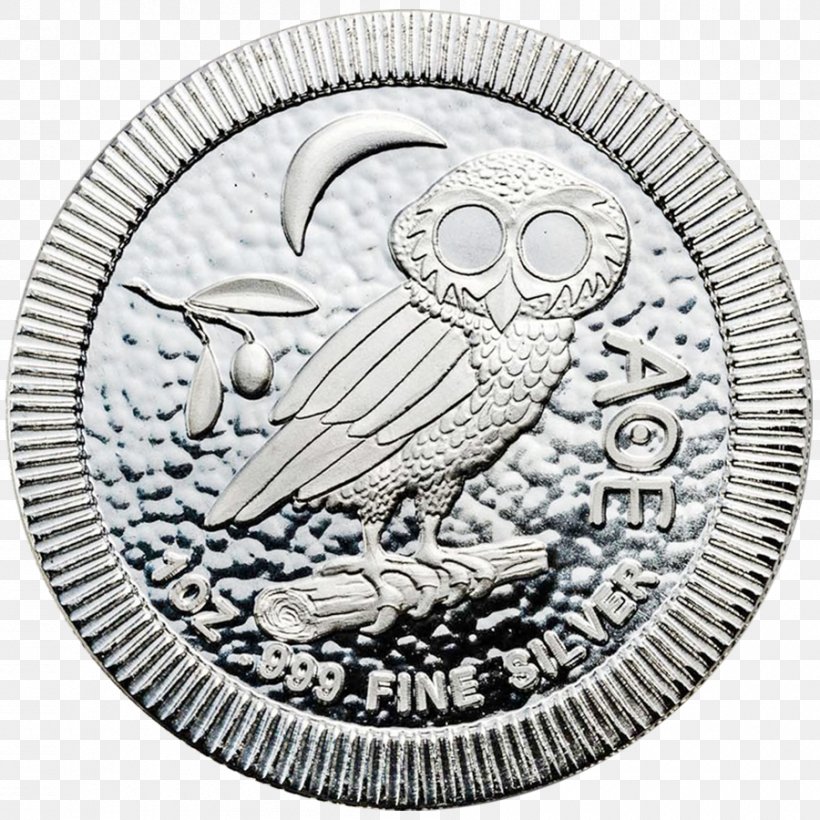 Silver Coin Bullion Owl, PNG, 900x900px, Silver Coin, Apmex, Bird, Black And White, Bullion Download Free