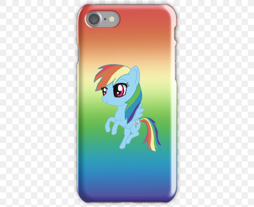 Apple IPhone 7 Plus IPhone 6 IPhone 4S IPhone 8 Rainbow Dash, PNG, 500x667px, Apple Iphone 7 Plus, Apple, Cartoon, Fictional Character, Horse Like Mammal Download Free