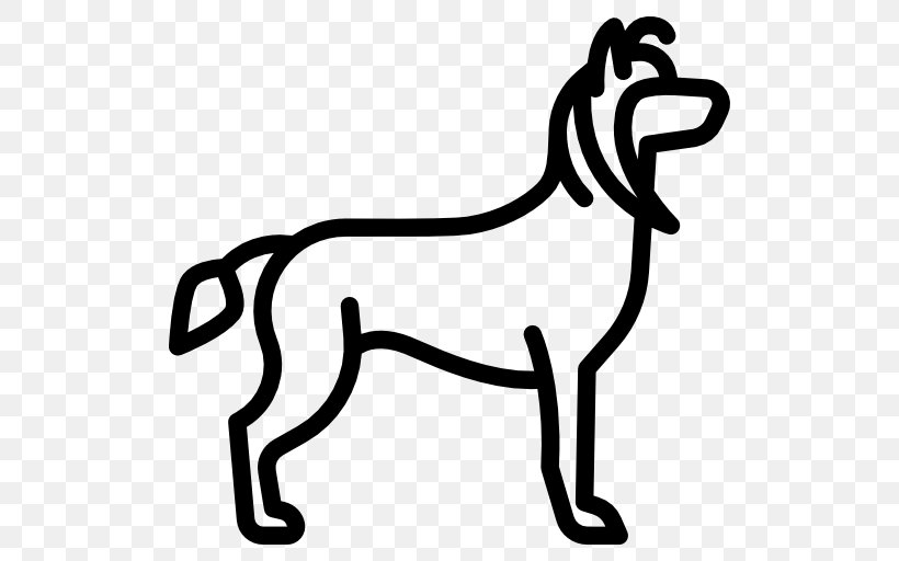 Chinese Crested Dog Clip Art, PNG, 512x512px, Chinese Crested Dog, Artwork, Bedlington Terrier, Black, Black And White Download Free