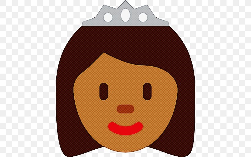 Emoji Hair, PNG, 512x512px, Human Skin Color, Brown, Brown Hair, Cartoon, Color Download Free