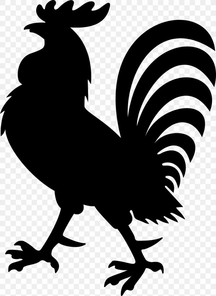 Rooster Chicken Clip Art, PNG, 932x1280px, Rooster, Beak, Bird, Black And White, Chicken Download Free