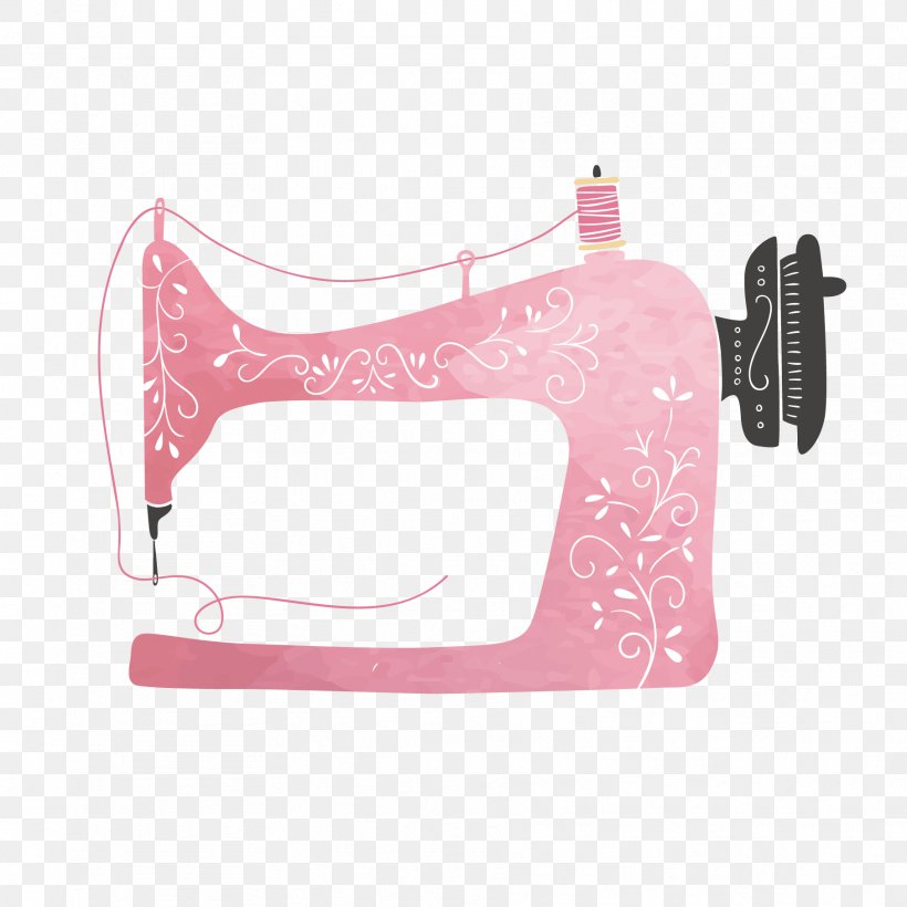 Sewing Machines Hand-Sewing Needles Clip Art, PNG, 1814x1814px, Sewing, Handsewing Needles, Notions, Pincushion, Pink Download Free