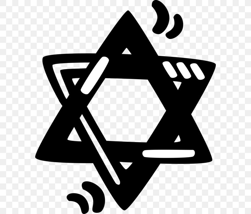 Vector Graphics Clip Art Judaism Windows Metafile Image, PNG, 590x700px, Judaism, Area, Art, Black And White, Brand Download Free