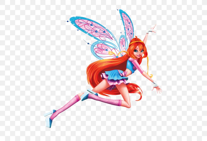 Bloom Winx Club: Believix In You Flora Stella Aisha, PNG, 486x560px, Bloom, Aisha, Animated Cartoon, Butterfly, Fictional Character Download Free