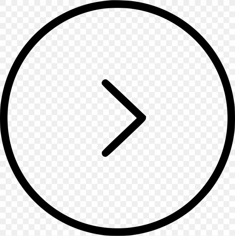 Down Arrow, PNG, 980x982px, Symbol, Area, Black And White, Button, Circled Dot Download Free