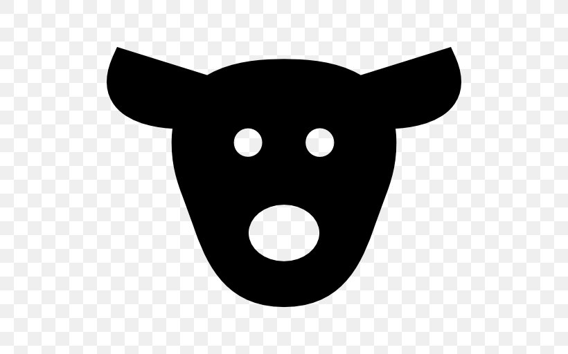 Snout Cattle Headgear Mammal Clip Art, PNG, 512x512px, Snout, Black, Black And White, Black M, Cattle Download Free