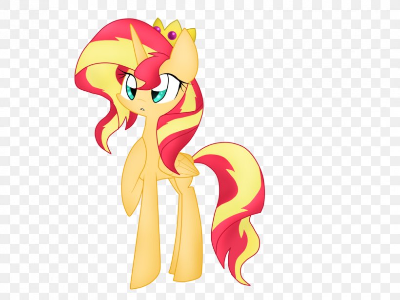 Sunset Shimmer Rainbow Dash Pony Princess DeviantArt, PNG, 1032x774px, Watercolor, Cartoon, Flower, Frame, Heart Download Free