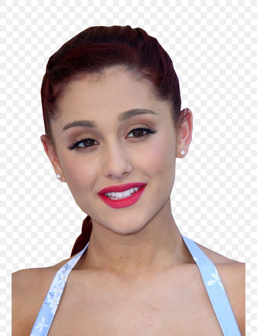 Ariana Grande Victorious Celebrity Cat Valentine Cosmetics, PNG, 746x1072px, Watercolor, Cartoon, Flower, Frame, Heart Download Free