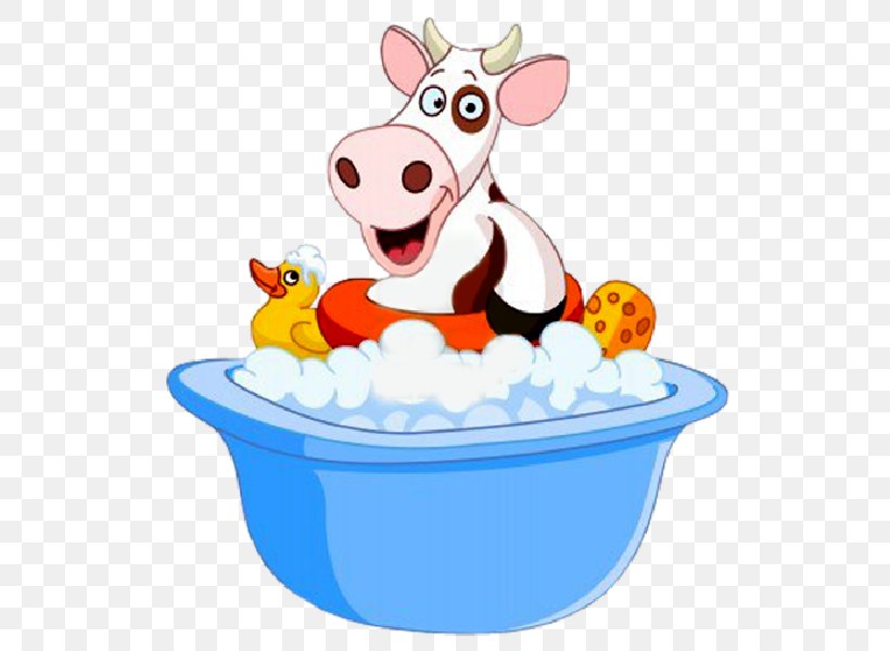 Cattle Bathtub Bathing Bathroom Clip Art, PNG, 600x600px, Cattle, Bathing, Bathroom, Bathtub, Child Download Free