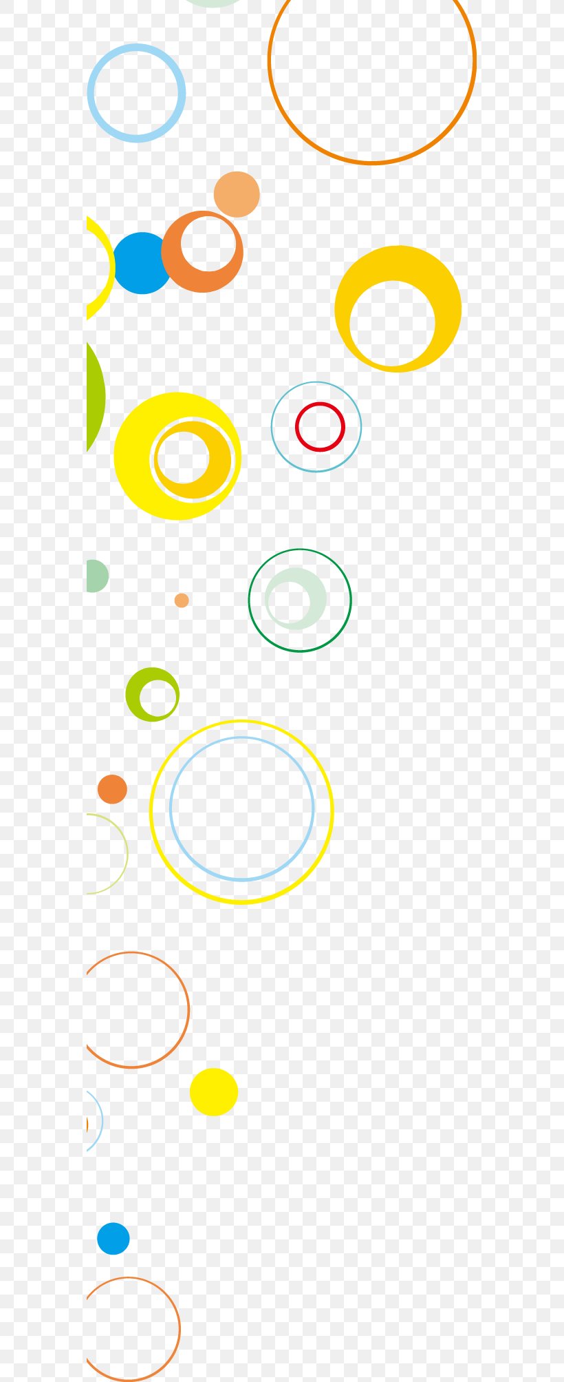 Creative Business Card Circle Color Shading, PNG, 567x2007px, Business Cards, Area, Color, Color Wheel, Creativity Download Free
