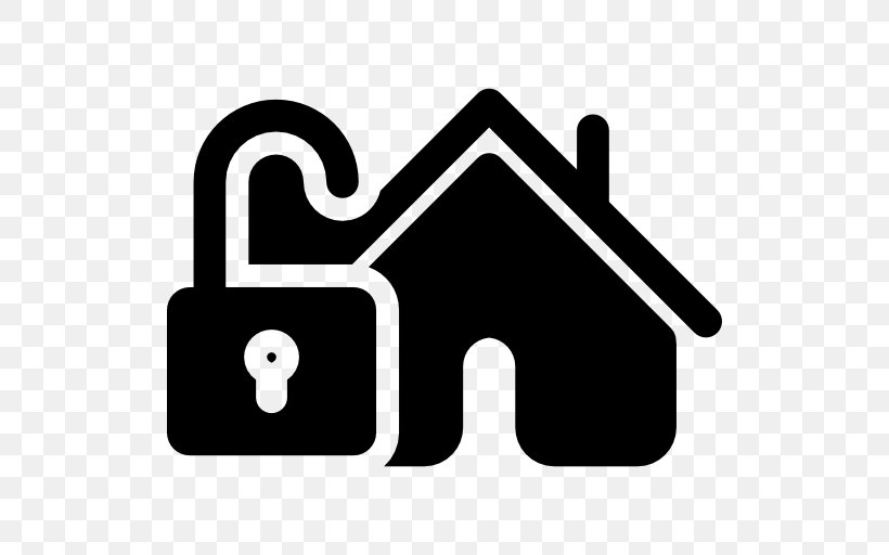 Home Security House Security Alarms & Systems, PNG, 512x512px, Home Security, Area, Black And White, Brand, Home Download Free