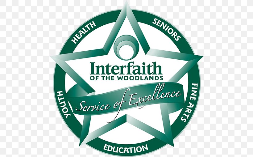Logo Interfaith Of The Woodlands Brand Font, PNG, 500x508px, Logo, Area, Brand, Green, Label Download Free