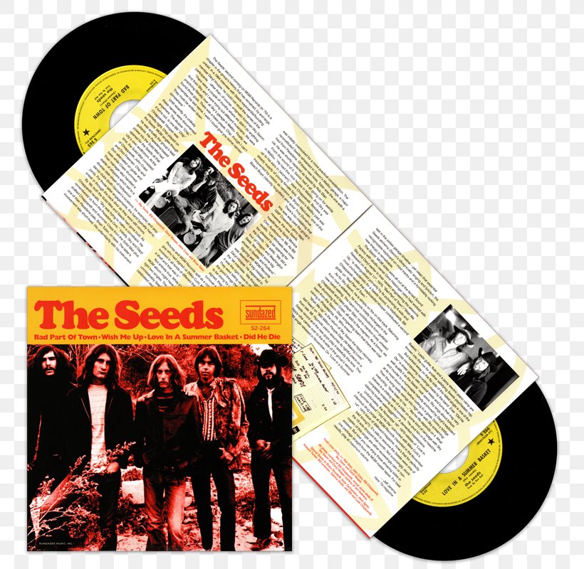 The Seeds Bad Part Of Town Wish Me Up Did He Die Love In A Summer Basket, PNG, 800x800px, Seeds, Brand, Garage Rock, Label, Phonograph Record Download Free
