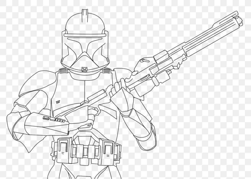 Clone Trooper Star Wars: The Clone Wars Captain Rex Plo Koon, PNG, 800x586px, Clone Trooper, Ahsoka Tano, Artwork, Black And White, Captain Rex Download Free
