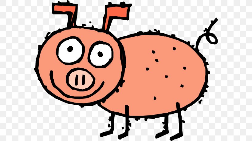 Domestic Pig Cartoon Clip Art, PNG, 600x458px, Domestic Pig, Animation, Artwork, Black And White, Cartoon Download Free