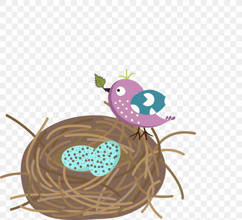 Bird Nest, PNG, 4115x3748px, Watercolor, Cartoon, Flower, Frame, Heart Download Free