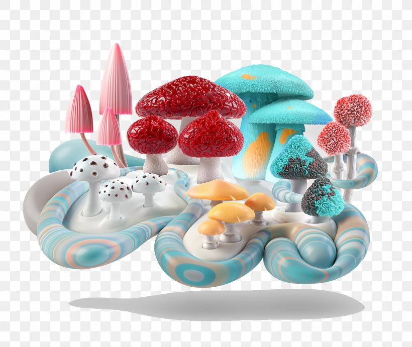 Illustrator Mushroom 3D Computer Graphics Art Illustration, PNG, 1400x1180px, 3d Computer Graphics, Illustrator, Art, Art Director, Artist Download Free