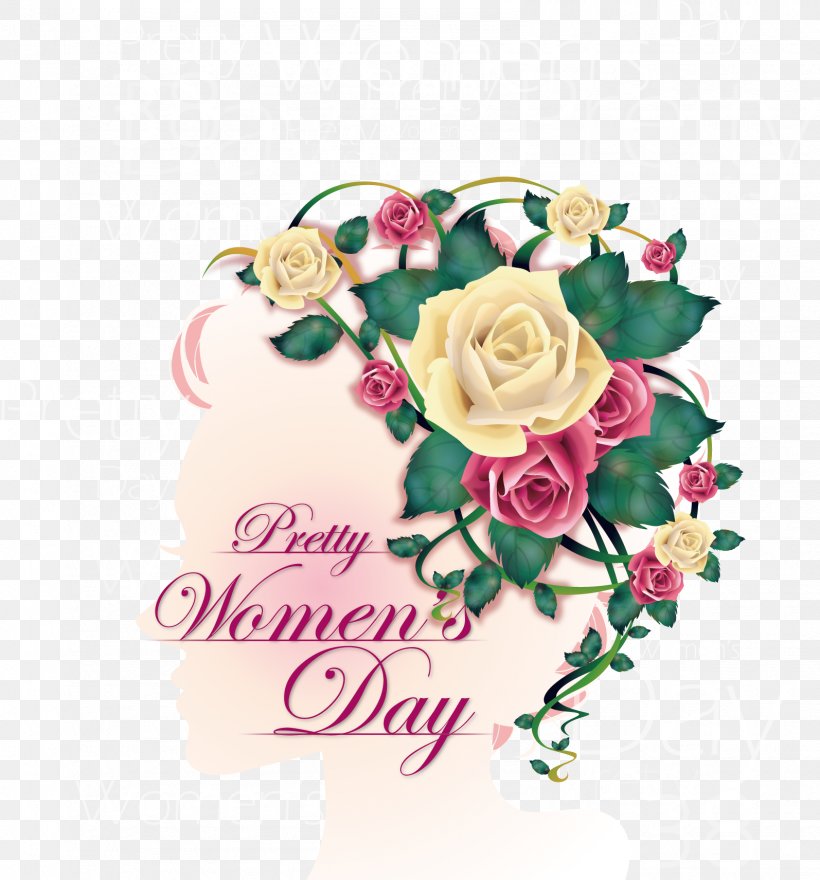 International Womens Day Poster Woman Graphic Design, PNG, 1594x1712px, International Womens Day, Coreldraw, Cut Flowers, Distaff Day, Floral Design Download Free