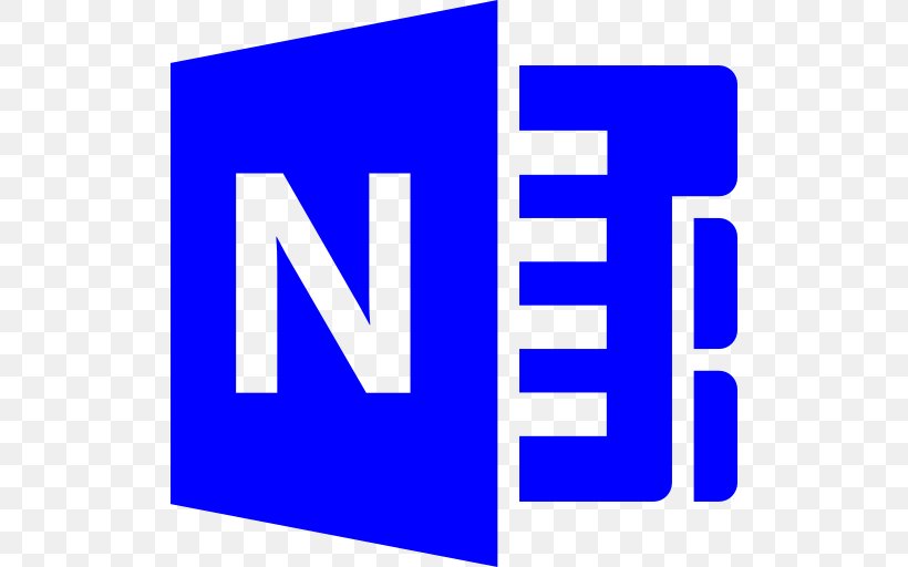 Microsoft OneNote Microsoft Office, PNG, 512x512px, Microsoft Onenote, Area, Blue, Brand, Electric Blue Download Free