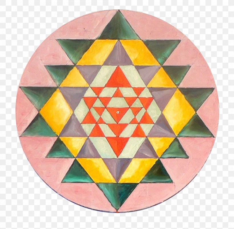 Sri Yantra Chakra Mandala Sacred Geometry, PNG, 1002x983px, Yantra, Chakra, Geometry, Mandala, Meditation Download Free