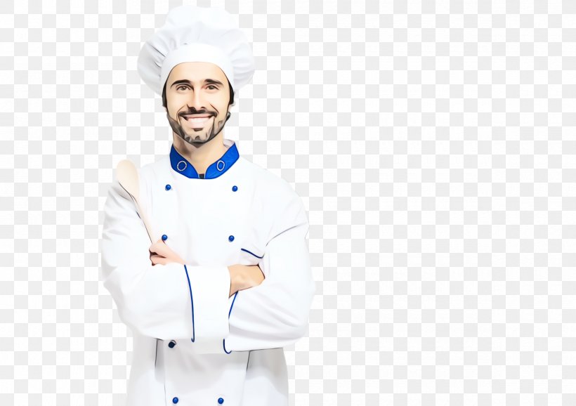 Chef's Uniform Cook Chef Uniform Chief Cook, PNG, 2380x1680px, Watercolor, Chef, Chefs Uniform, Chief Cook, Cook Download Free