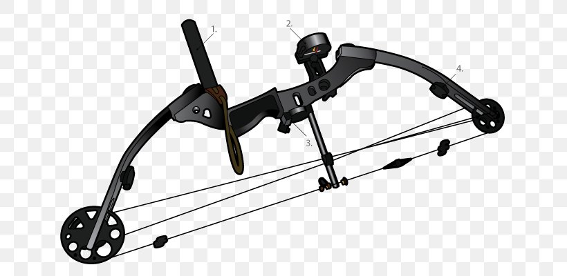 Compound Bows Bow And Arrow Hunting Archery, PNG, 655x400px, Compound Bows, Archery, Auto Part, Automotive Exterior, Bicycle Accessory Download Free
