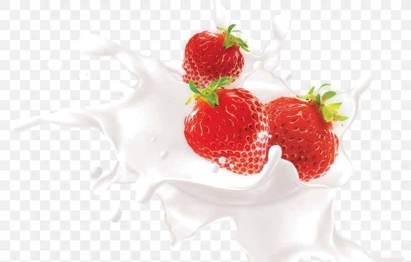 Milk Ice Cream Dairy Products Strawberry, PNG, 822x525px, Milk, Butter, Cream, Dairy, Dairy Products Download Free