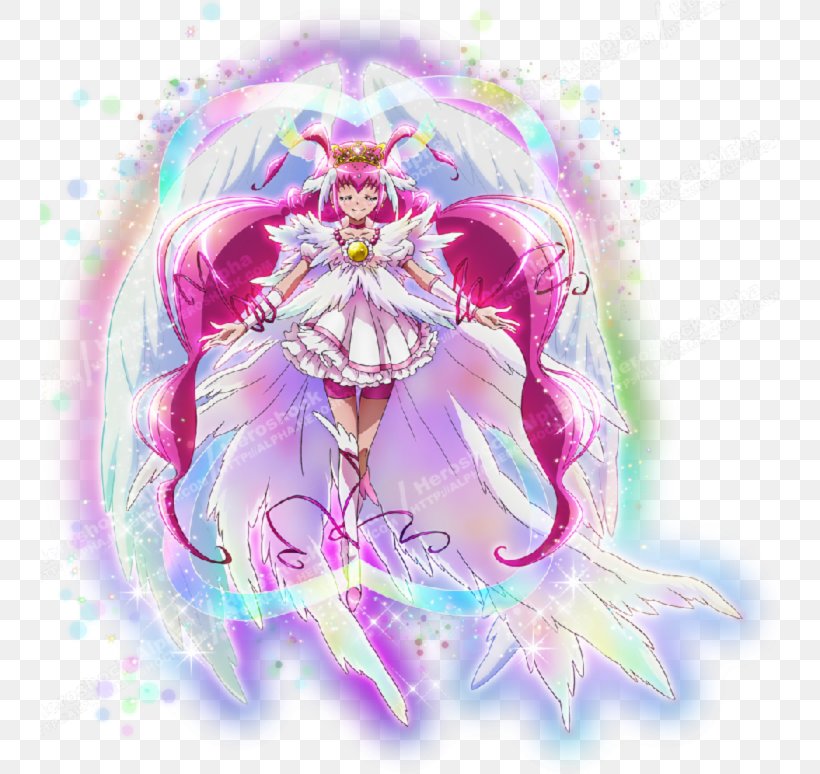 Miyuki Hoshizora Yayoi Kise Akane Hino Pretty Cure All Stars, PNG, 740x774px, Watercolor, Cartoon, Flower, Frame, Heart Download Free