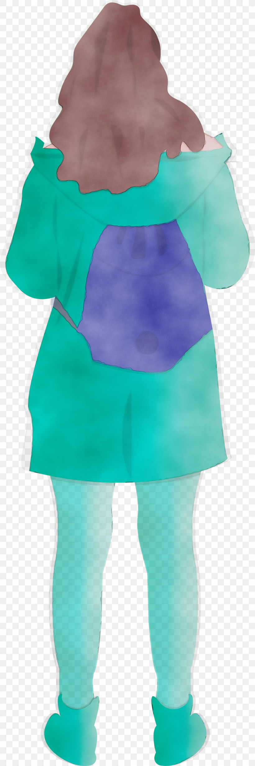 Clothing Green Blue Turquoise Teal, PNG, 1000x3000px, Girl, Aqua, Blue, Clothing, Costume Download Free