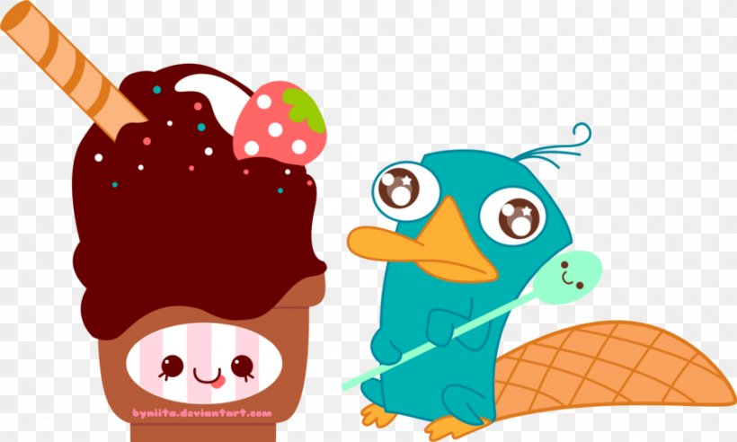 Perry The Platypus Ice Cream Phineas Flynn Ferb Fletcher, PNG, 900x540px, Perry The Platypus, Animated Series, Art, Cartoon, Deviantart Download Free