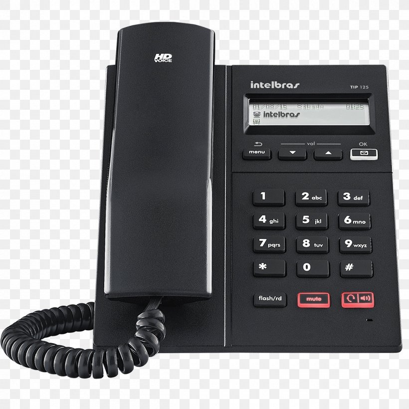 Voice Over IP Telephone VoIP Phone Session Initiation Protocol Intelbras, PNG, 1200x1200px, Voice Over Ip, Business Telephone System, Caller Id, Computer Terminal, Corded Phone Download Free
