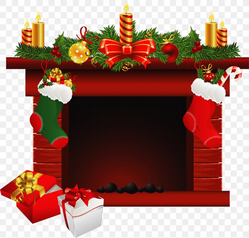 Santa Claus Fireplace Christmas Clip Art, PNG, 905x864px, Santa Claus, Chimney, Christmas, Christmas Decoration, Christmas Ornament Download Free