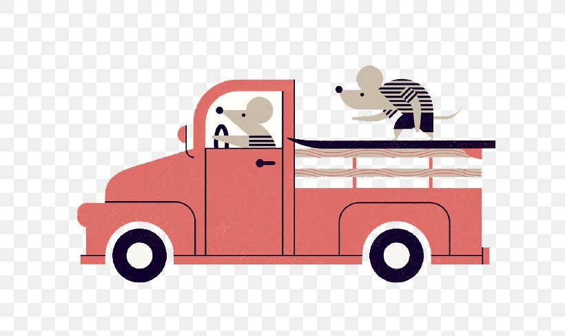 Car Computer Mouse Pickup Truck Illustration, PNG, 690x488px, Car, Automotive Design, Brand, Cartoon, Computer Mouse Download Free