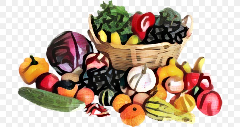 Gift Cartoon, PNG, 700x434px, Vegetable, Basket, Confectionery, Cuisine, Food Download Free