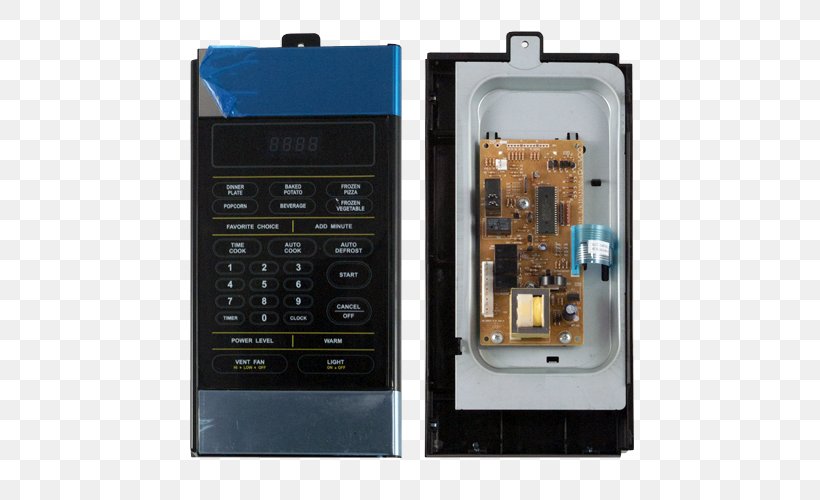 Microwave Ovens Cooking Ranges Kitchen Electronic Component, PNG, 500x500px, Microwave Ovens, Chef, Cooking Ranges, Diode, Electric Potential Difference Download Free