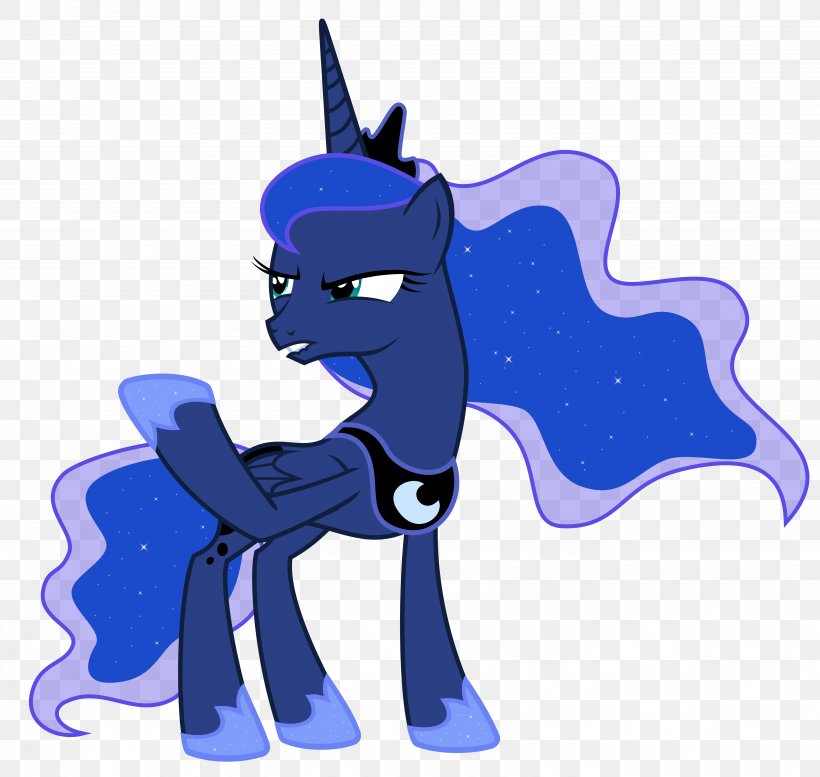 My Little Pony Princess Luna Applejack Horse, PNG, 5511x5227px, Pony, Applejack, Azure, Cartoon, Cobalt Blue Download Free