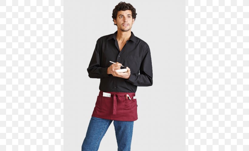 Apron T-shirt Bartender Pocket Cook, PNG, 500x500px, Apron, Abdomen, Bartender, Blazer, Chef Download Free