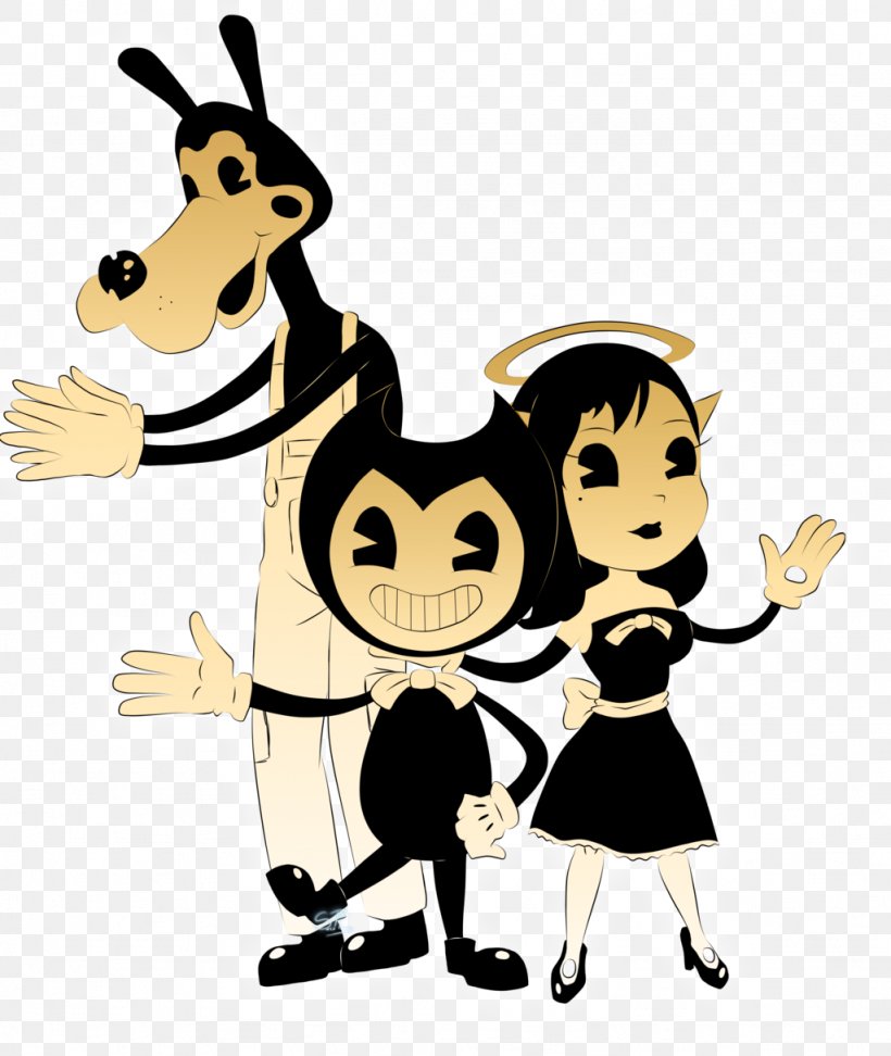 Bendy And The Ink Machine Drawing YouTube Cartoon, PNG, 1024x1214px, Bendy  And The Ink Machine, Angel,