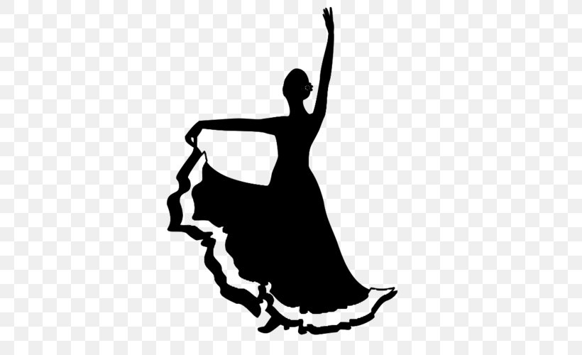 Flamenco Dance Silhouette Photography, PNG, 500x500px, Flamenco, Art, Artwork, Black, Black And White Download Free
