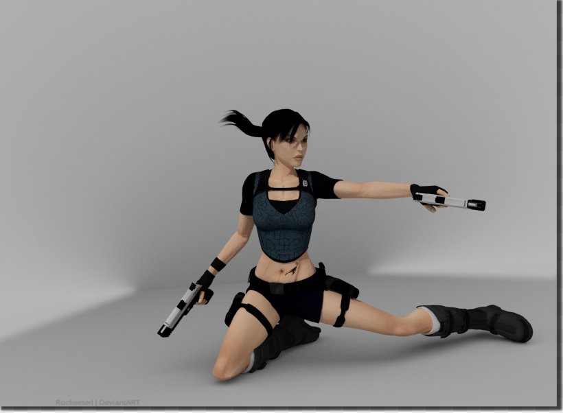 Lara Croft Rendering Blender Cycles Render 3D Computer Graphics, PNG, 1707x1255px, 3d Computer Graphics, Lara Croft, Arm, Blender, Cel Shading Download Free