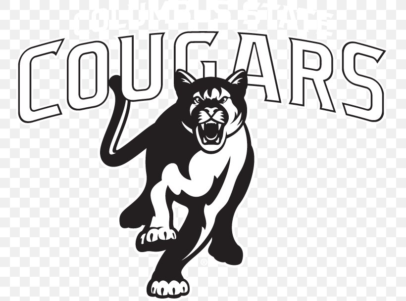 Columbus State University Columbus State Cougars Men's Basketball Cleveland State University California State University, Fresno, PNG, 753x609px, Columbus State University, Art, Big Cats, Black, Black And White Download Free