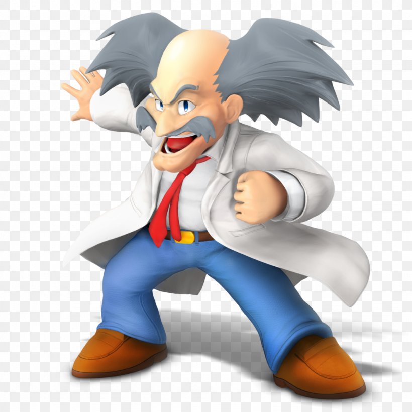 Dr. Wily Super Smash Bros. For Nintendo 3DS And Wii U Doctor Eggman Sonic The Hedgehog, PNG, 1024x1024px, Dr Wily, Cartoon, Doctor Eggman, Fictional Character, Figurine Download Free