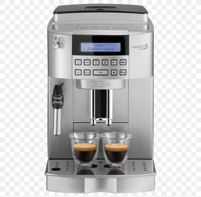 Espresso Machines Coffeemaker De'Longhi Magnifica S ECAM 21.117 Coffee Machine Delonghi “Primadonna S EVO ECAM 510.55.M”, PNG, 1168x1144px, Espresso Machines, Coffeemaker, Drip Coffee Maker, Espresso Machine, Home Appliance Download Free