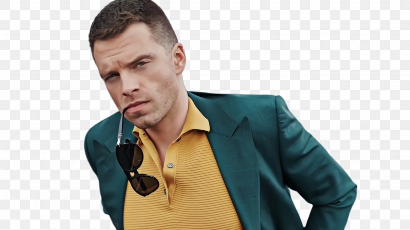 Microphone Cartoon, PNG, 2668x1500px, Sebastian Stan, Blazer, Businessperson, Chin, Collar Download Free