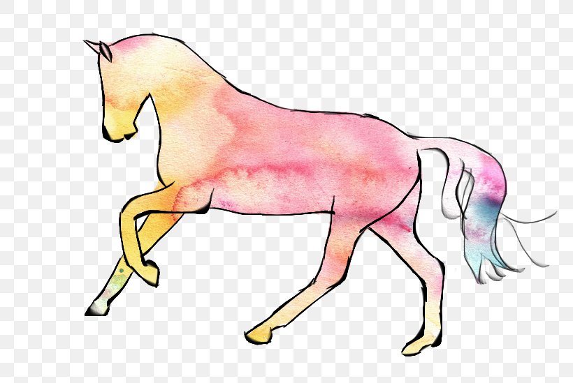 Mule Foal Stallion Colt Mustang, PNG, 820x549px, Watercolor, Cartoon, Flower, Frame, Heart Download Free