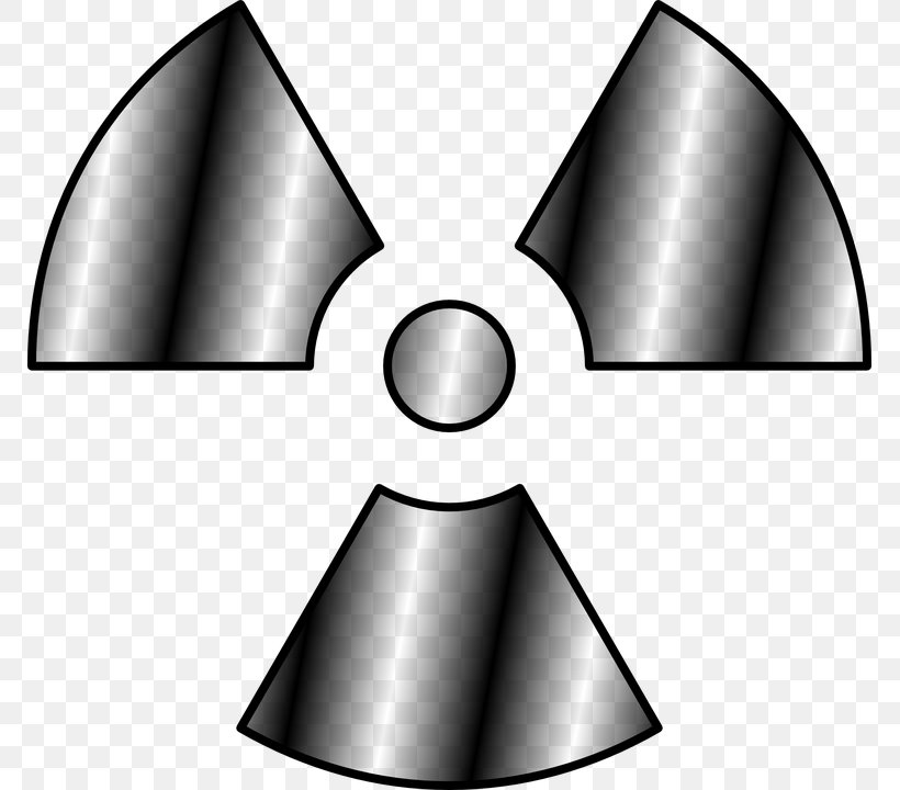 Radioactive Decay Nuclear Power Hazard Symbol Radiation Biological Hazard, PNG, 769x720px, Radioactive Decay, Biological Hazard, Black And White, Cone, Hazard Symbol Download Free