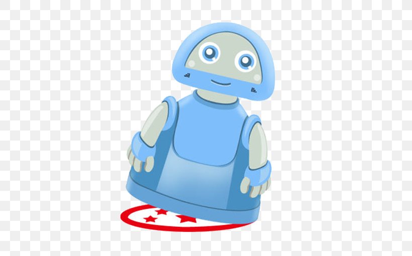 Robot Cartoon Illustration, PNG, 681x510px, Robot, Artificial Intelligence, Blue, Cartoon, Fictional Character Download Free